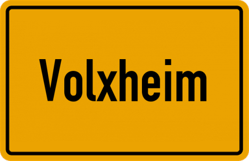 Ortsschild Volxheim