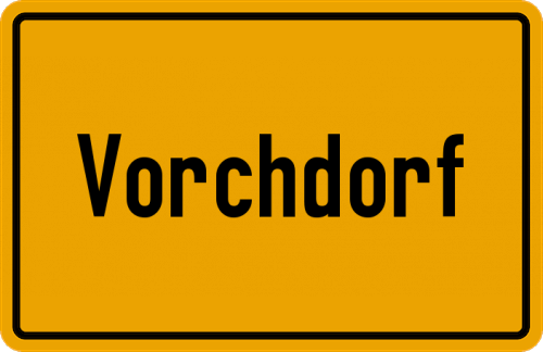 Ortsschild Vorchdorf