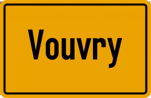 Ortsschild Vouvry