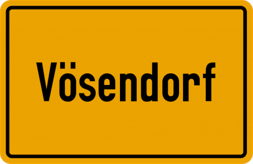 Ortsschild Vösendorf
