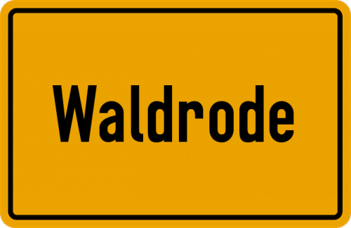 Ortsschild Waldrode