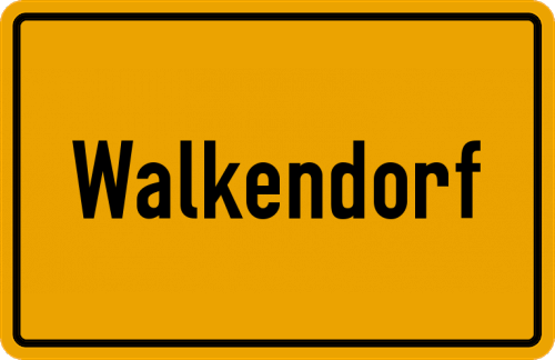Ortsschild Walkendorf