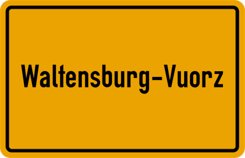 Ortsschild Waltensburg/Vuorz