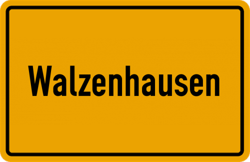 Ortsschild Walzenhausen
