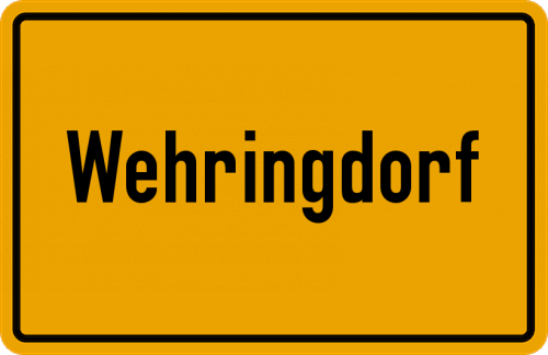 Ortsschild Wehringdorf