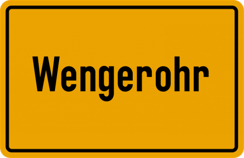 Ortsschild Wengerohr