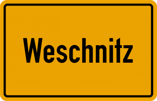 Ortsschild Weschnitz