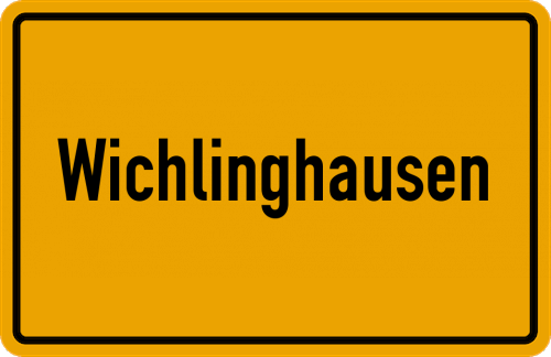 Ortsschild Wichlinghausen