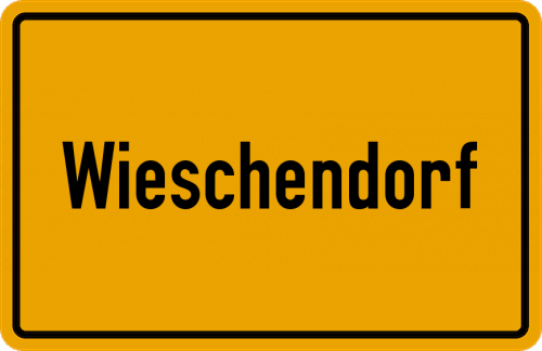 Ortsschild Wieschendorf