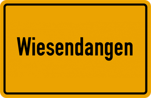 Ortsschild Wiesendangen
