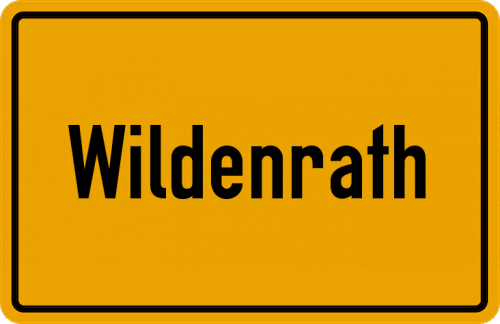 Ortsschild Wildenrath