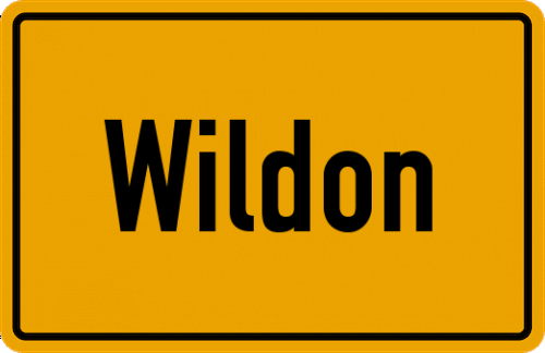 Ortsschild Wildon