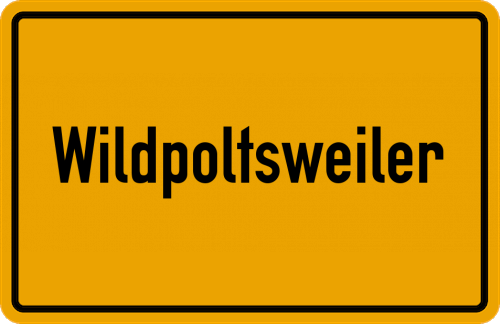 Ortsschild Wildpoltsweiler