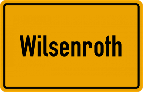 Ortsschild Wilsenroth