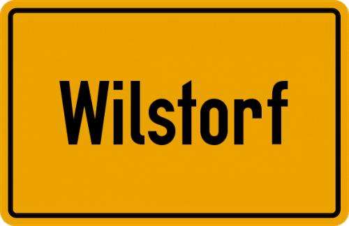 Ortsschild Wilstorf
