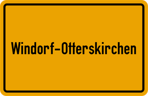 Ortsschild Windorf