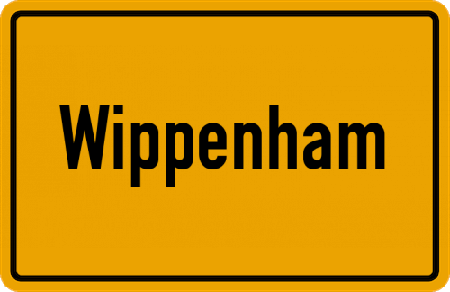 Ortsschild Wippenham