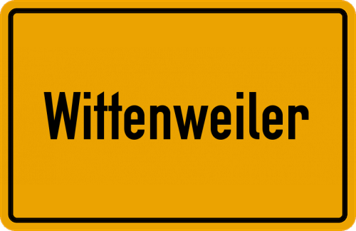 Ortsschild Wittenweiler