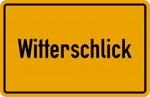Ortsschild Witterschlick, Kreis Bonn
