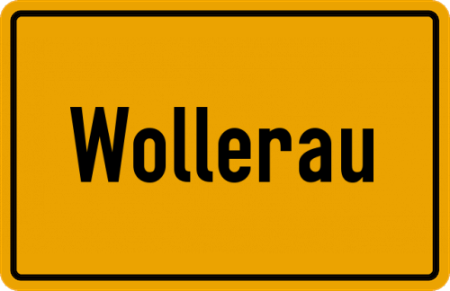 Ortsschild Wollerau