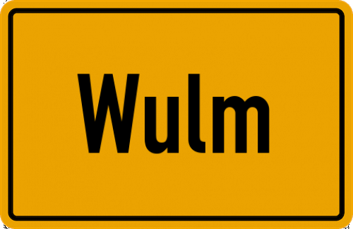 Ortsschild Wulm