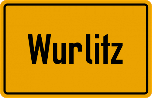Ortsschild Wurlitz