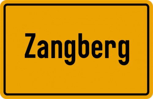 Ortsschild Zangberg