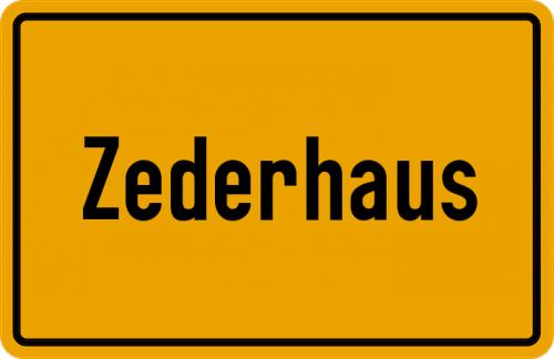 Ortsschild Zederhaus