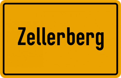 Ortsschild Zellerberg