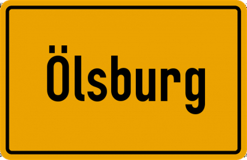 Ortsschild Ölsburg