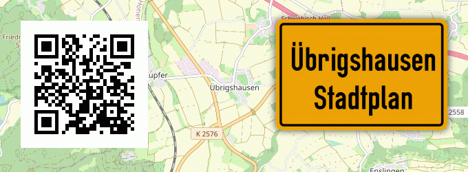 Stadtplan Übrigshausen