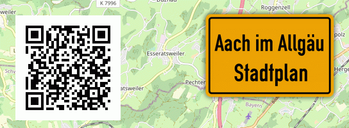 Stadtplan Aach im Allgäu