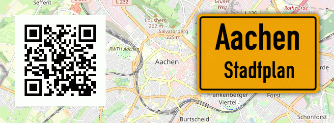 Stadtplan Aachen