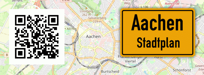 Stadtplan Aachen