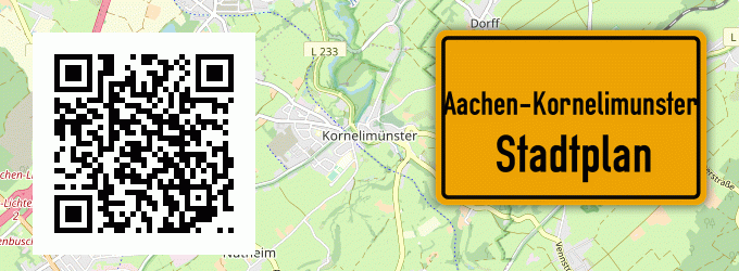 Stadtplan Aachen-Kornelimunster