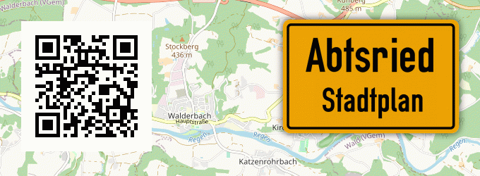 Stadtplan Abtsried, Bayern