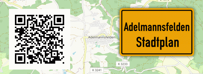 Stadtplan Adelmannsfelden