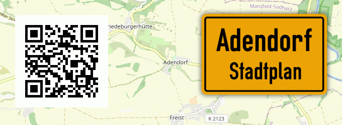 Stadtplan Adendorf, Rheinland