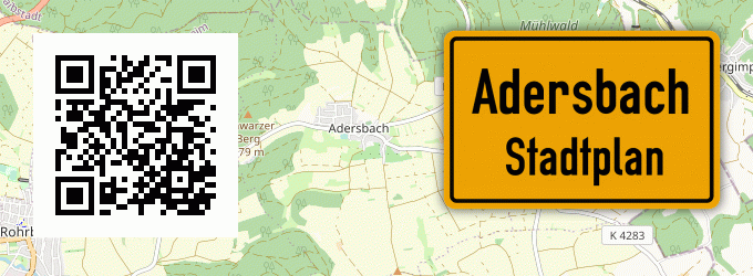 Stadtplan Adersbach