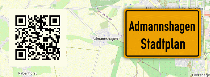 Stadtplan Admannshagen