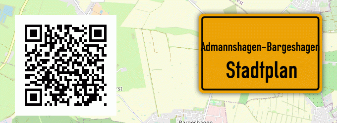 Stadtplan Admannshagen-Bargeshagen