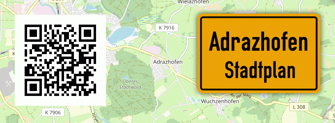 Stadtplan Adrazhofen