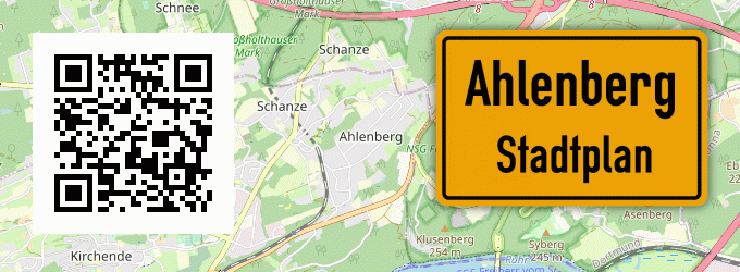 Stadtplan Ahlenberg