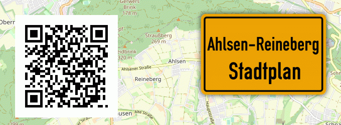 Stadtplan Ahlsen-Reineberg