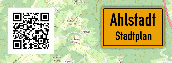 Stadtplan Ahlstadt