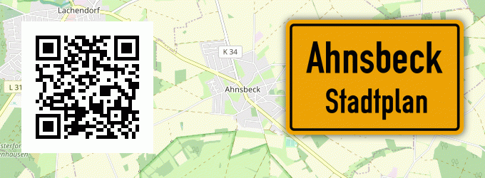 Stadtplan Ahnsbeck