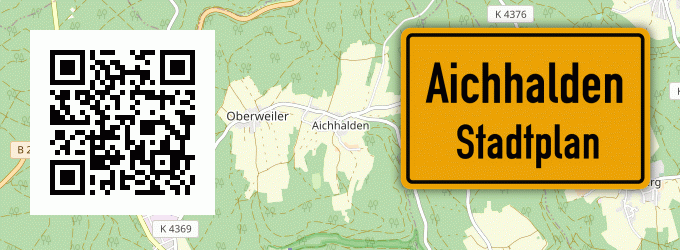 Stadtplan Aichhalden