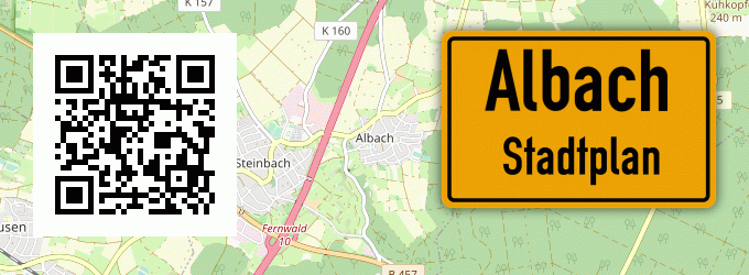 Stadtplan Albach