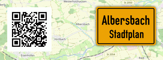 Stadtplan Albersbach