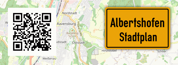 Stadtplan Albertshofen, Kreis Kitzingen
